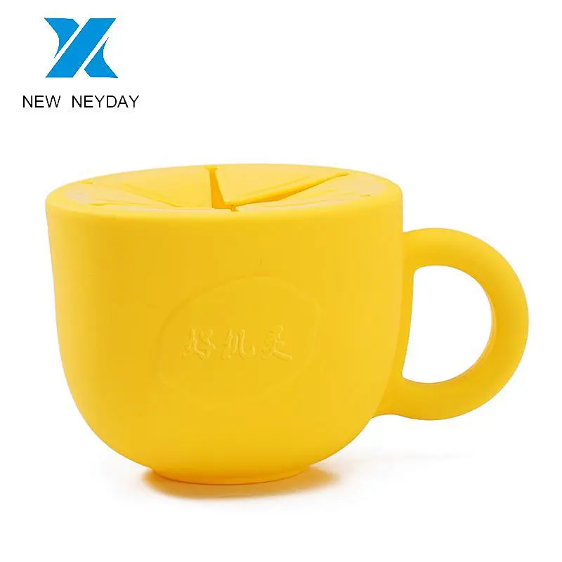 2019 hot sale easy to clean food grade safety silicone snack bowl for kids