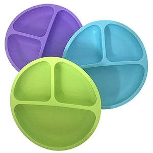 factory custom  silicone dry fruit  egg food serving tray prison food tray