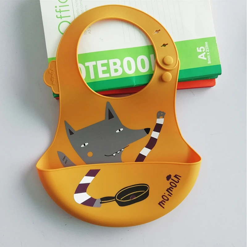 stock wholesale waterproof seersucker  silicone makeup bibs burp bibs custom