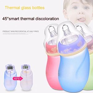 Visible arc  desgin Thermal water  bottle glass cup  thermal custom
