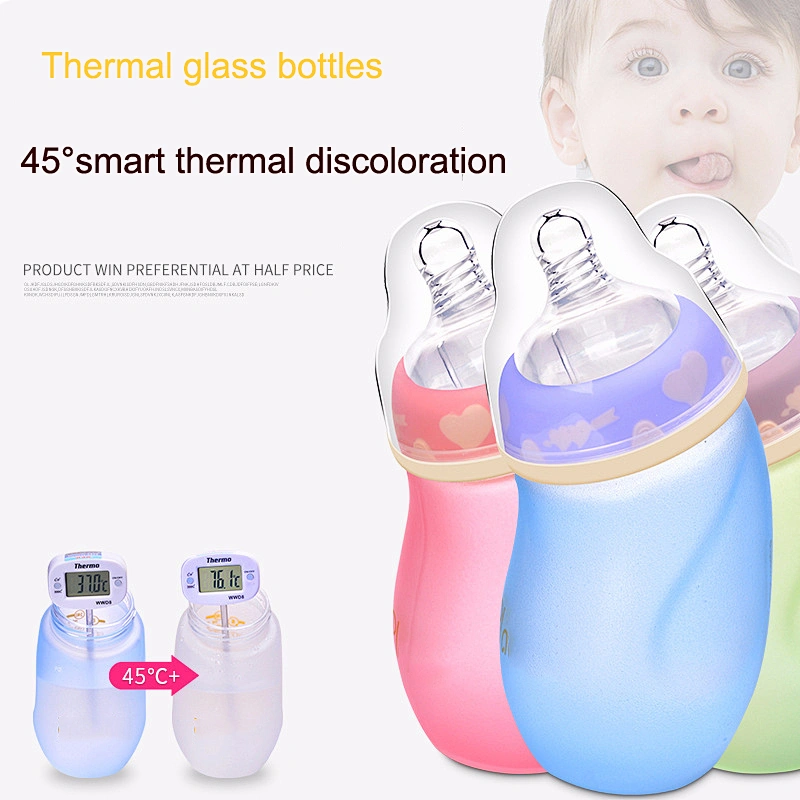 Visible arc  desgin Thermal water  bottle glass cup  thermal custom