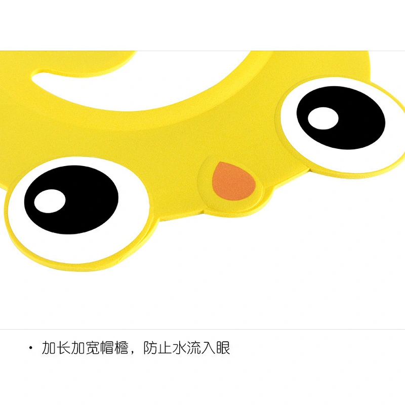 Custom eco friendly waterproof adjustable ear protectors baby shower cap for  shower