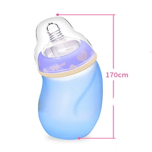 custom Visible arc  desgin Thermal water  bottle   food-grade silicone bottle  500ml