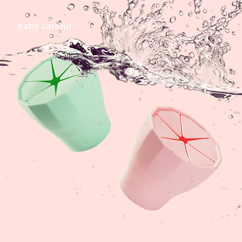 oem Food Grade Baby Silicone Unbreakable Cup Spill-Proof  Kids snack bowl ceramic Storage Container