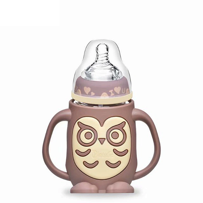 2019 most popular not-toxic food grade silicone baby bottle with nipple