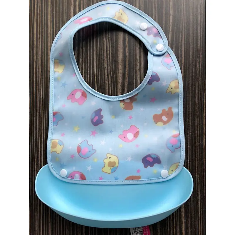 wholesale  baby bibs silicone cotton waterproof baby bibs custom