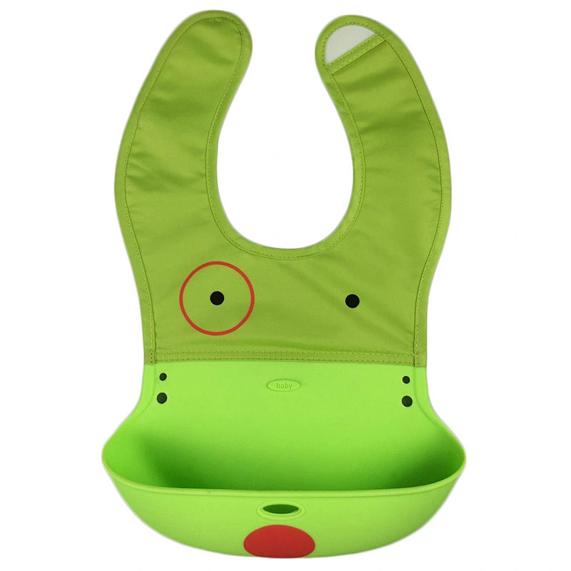 custom  food grade silicone product custom printed disposable plastic bibs lobster oem