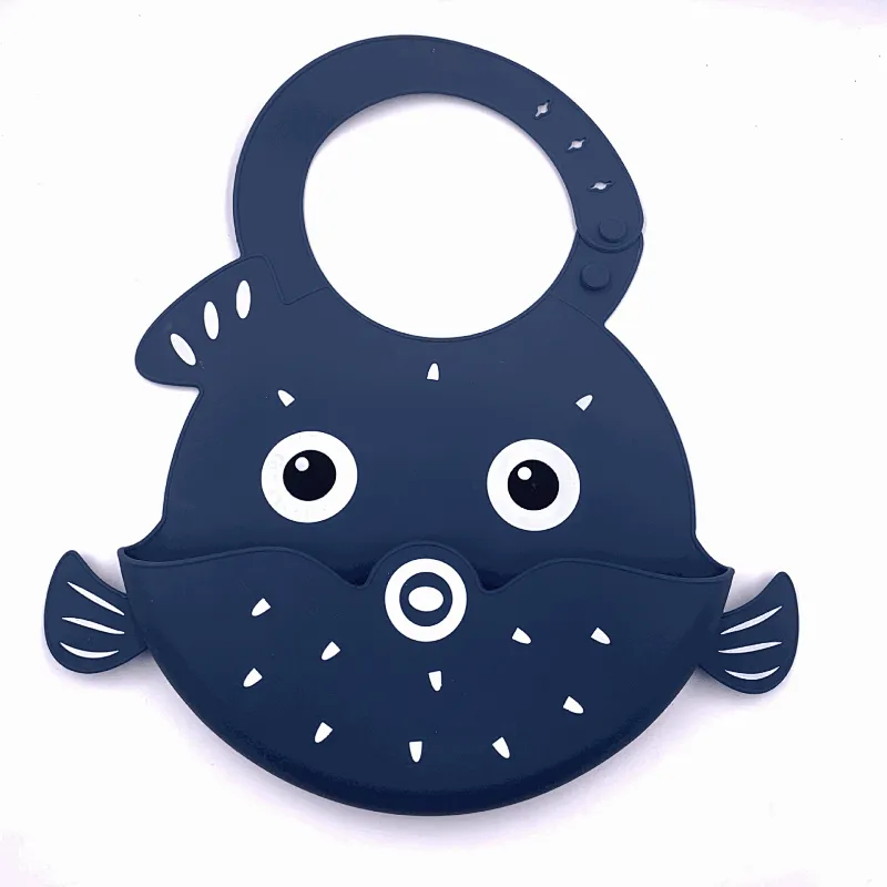 Hot sale custom bpa free print silicone bibs with plain style