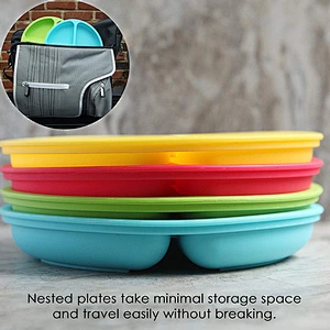 food grade  silicone serving baby  travel tray custom factory