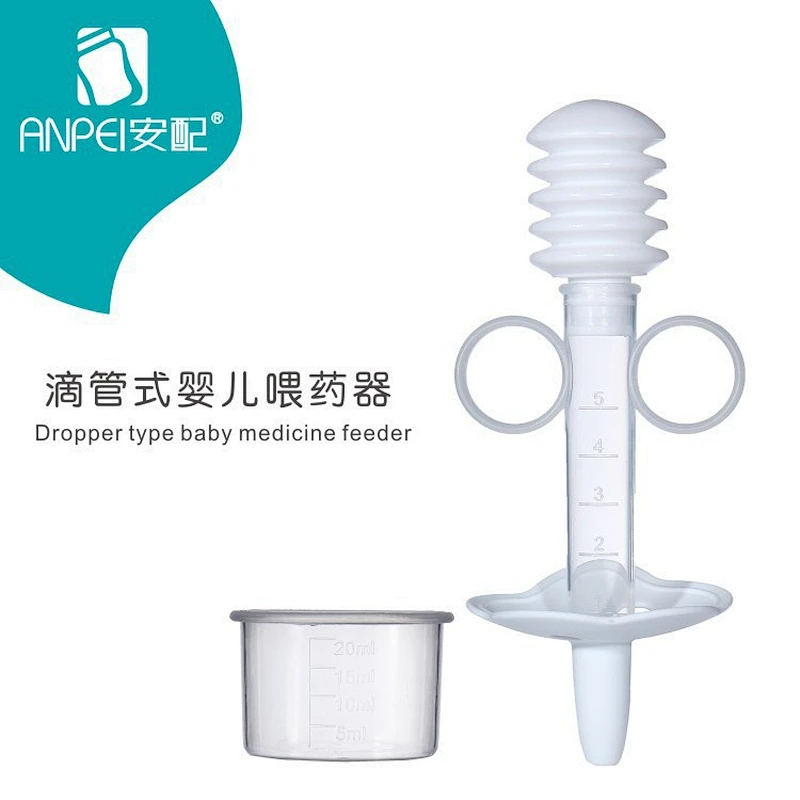 Baby  liquid food Medicine dropper fruit  juice Needle Feeder Feeding Flatware Utensil