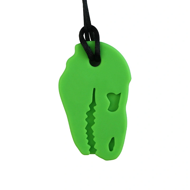 Creative  Silicone  Pendant tyrannosaurus  Shape Food Grade Teether Baby  toys  pendant Chew teether  moldCustomized