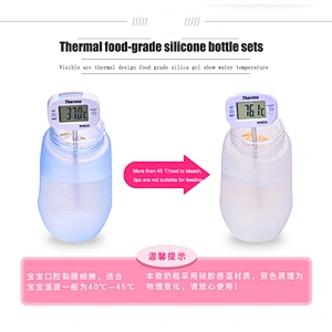 Visible arc  desgin Thermal water  bottle glass cup  thermal custom