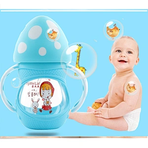 wholesale latest design baby glass feeding  bottles silicone custom