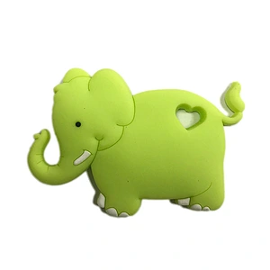 BPA free silicone  Baby  Molar Stick Child Silicone soft Teether Elephant Modeling Teething Toy Newborn Soother