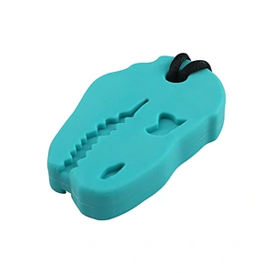 Creative  Silicone  Pendant tyrannosaurus  Shape Food Grade Teether Baby  toys  pendant Chew teether  moldCustomized