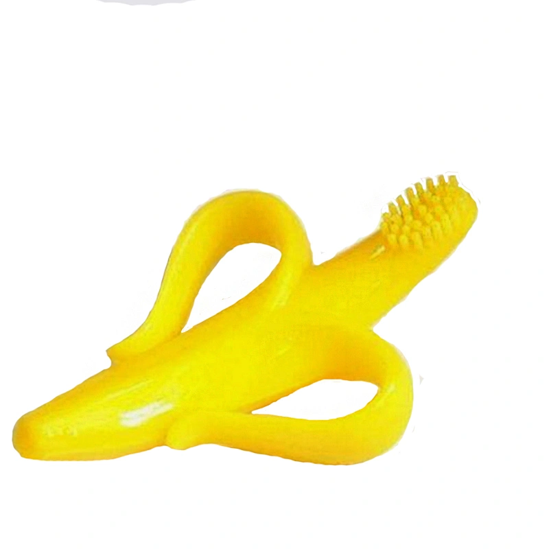 BPA free silicone  Baby  teething silicone baby tooth brush  teether