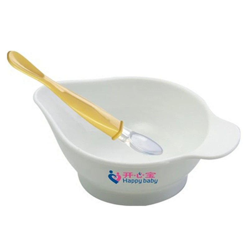 factory custom silicone Bowl and Spoon  Children's Supplementary  baby  food serving food baby set with lid and spoon