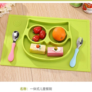 factory custom  silicone baby food plate  children's plate patient plate
