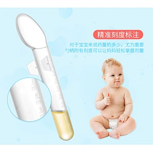 Baby  Medicine measuring spoon  Feeding MEDICINE TRANSPARENT SPOONS