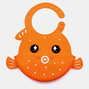 custom bibs  silicone octopus animal design print waterproof printed disposable adult bibs