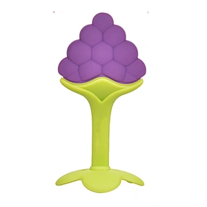 food grade silicone training toy baby fruit silicone teether wholesale