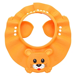 Factory  Custom pvc waterproof EVA  eco friendly children's shower cartoon cap
