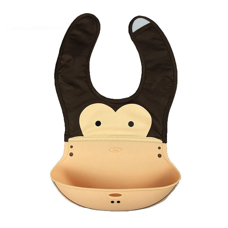 custom  food grade silicone product custom printed disposable plastic bibs lobster oem