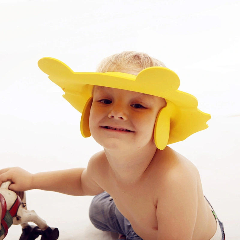 custom adjustable baby shower cap   bath hair shower woman   cap silicone  plastic