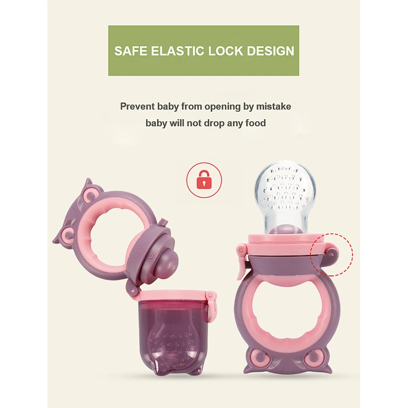 Eco-friendly washable Anti-bacterial Soother Silicone Teether Bite Bag
