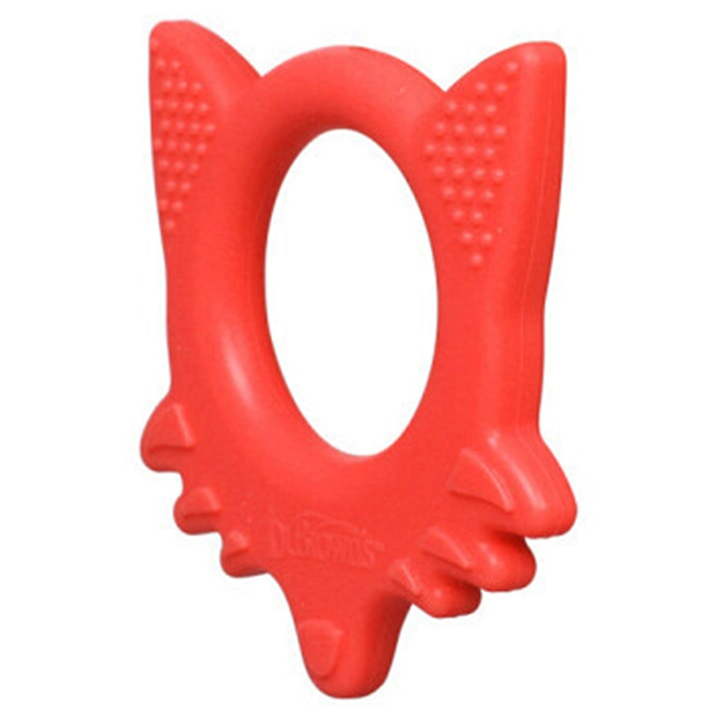 Eco-freindly washable funny animal shape silicone baby teether