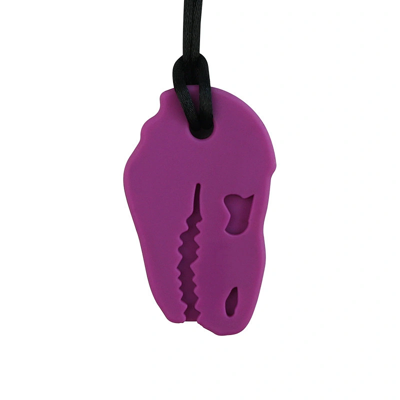 Creative  Silicone  Pendant tyrannosaurus  Shape Food Grade Teether Baby  toys  pendant Chew teether  moldCustomized