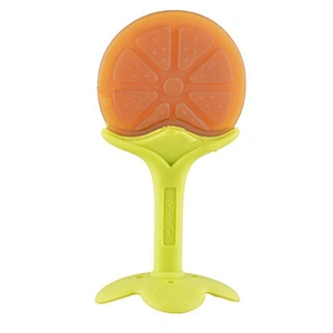 chews toy  baby teether   food grade silicone  toy fruit babi teether