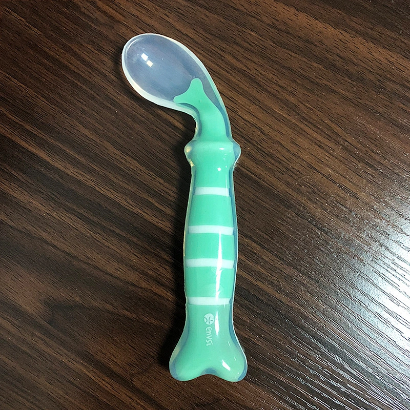 design spoon  baby  love spoon  Sensible temperature fish hook spoon