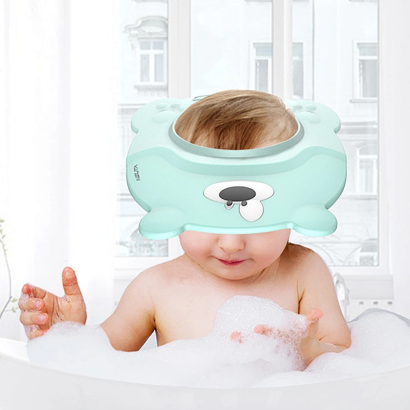 hot Factory direct sale  silicone shower waterproof  bath hair  cap for baby boy
