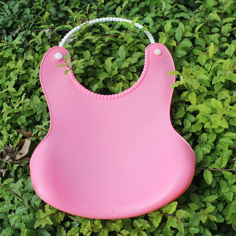 custom  food grade silicone product neoprene bibs printed seafood  disposable  baby bibs white plain