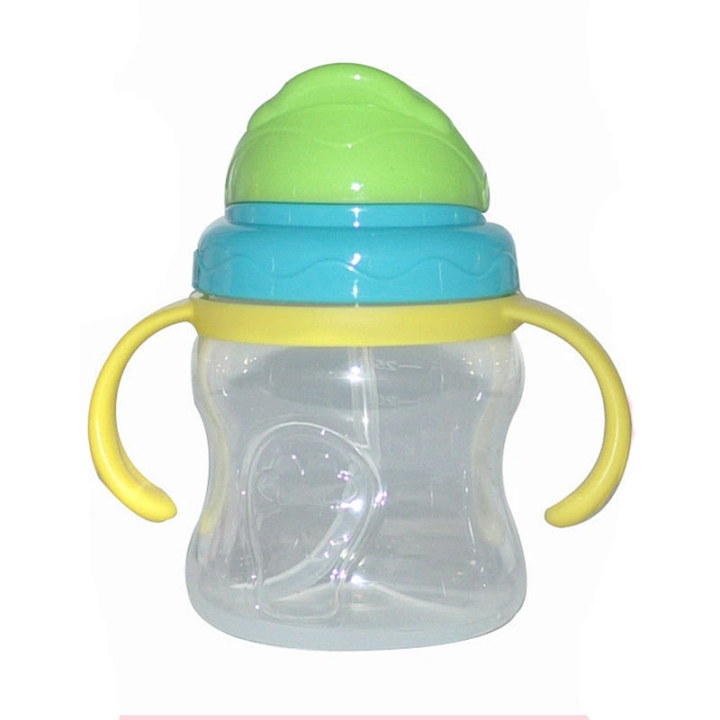 Cute Baby 2l   pp  water  Bottle  Cup With Straw Handle Drinking Tool Sippy Infant water bottle with phone holder