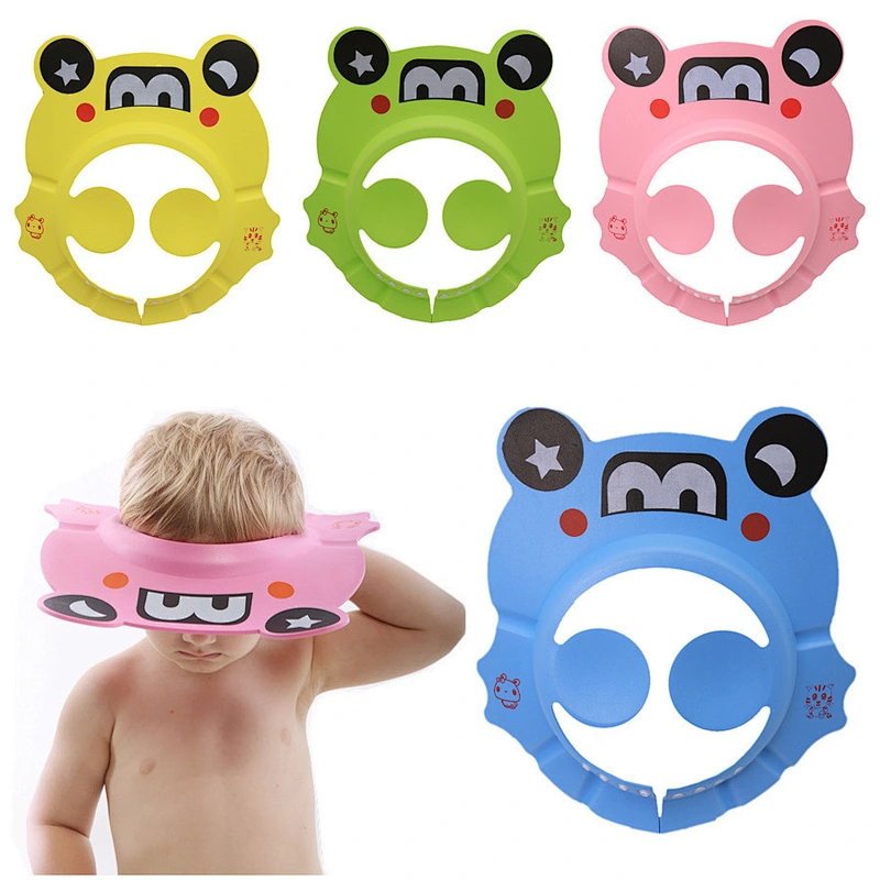 custom adjustable baby shower cap   bath hair shower woman   cap silicone  plastic