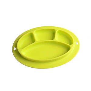 Customized Food Grade Silicone waterproof baby placemat plate bowl