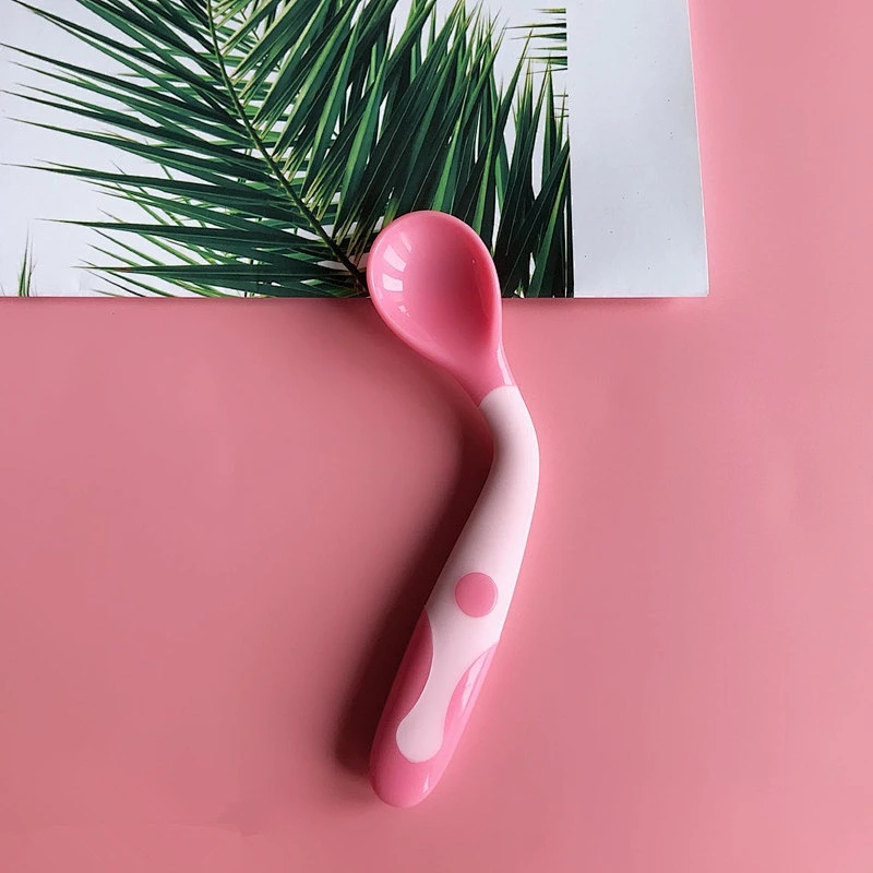 baby  love spoon  toy Sensible temperature twist spoon 3 color available package