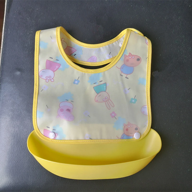 custom eco friendly Food grade baby bibs silicone printed disposable adult bibs packaging box
