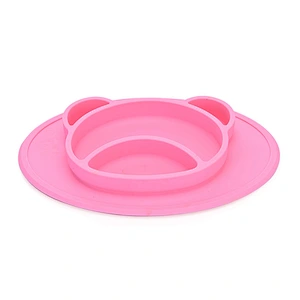 custom feeding  baby silicone   Cartoon animal shaped bowl  suction   Tableware for  Toddlers