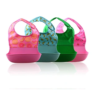 factory spot stock wholesale  food grade silicone terry cloth bibs  printed  cloth bibs low moq