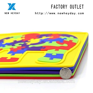 Educational Child Toys Silicone sjigsaw puzzle