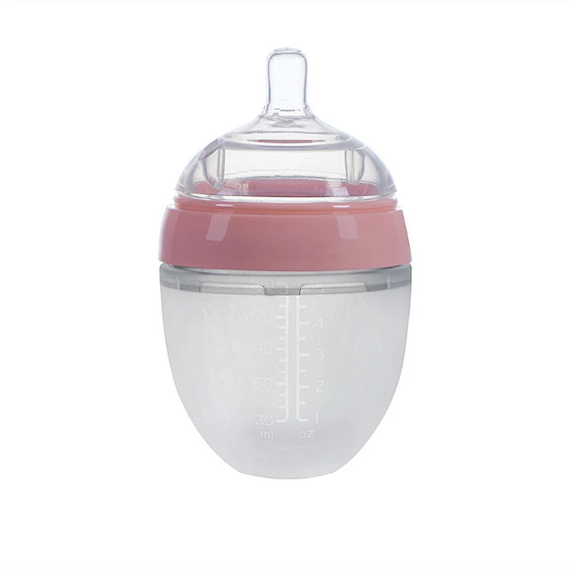 Factory available stock  wide neck silicone reusable milk bottle caps silicone baby bottle
