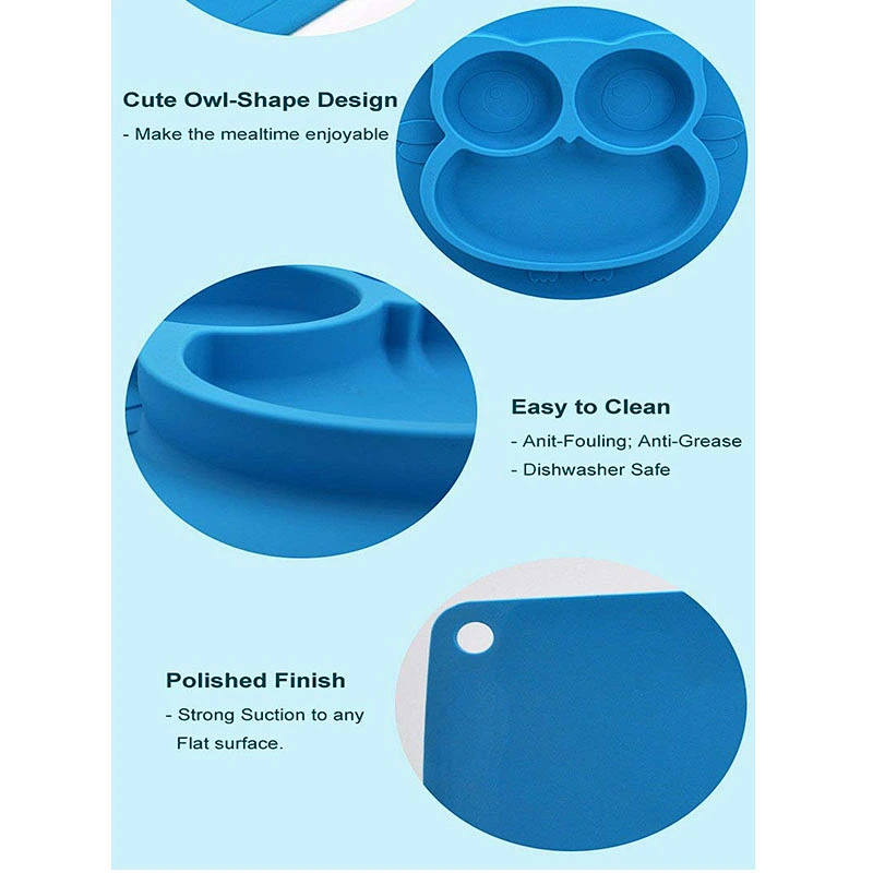 food grade  silicone serving baby  travel tray custom factory