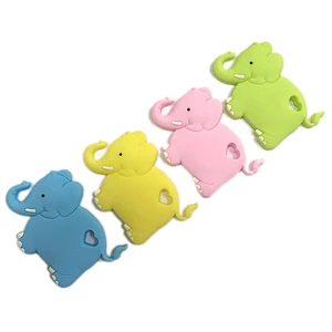BPA free silicone  Baby  Molar Stick Child Silicone soft Teether Elephant Modeling Teething Toy Newborn Soother