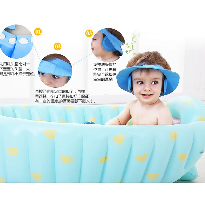 Factory  Custom silicone   drawstring  shower cap packaging bulk