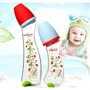 custom  Silicone baby product Soft Bottle Suction  Bottle Maternal and Infant Supplies