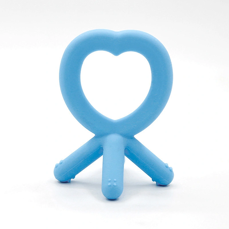 kid teether 100% Food Grade  Silicone  Baby Soft-Tip Training Teether  toy  factory custom