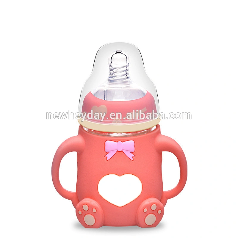 Factory custom wide neck  baby bottle silicone nipples